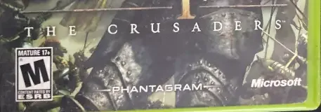 Kingdom Under Fire: The Crusaders, the ESRB box on its front