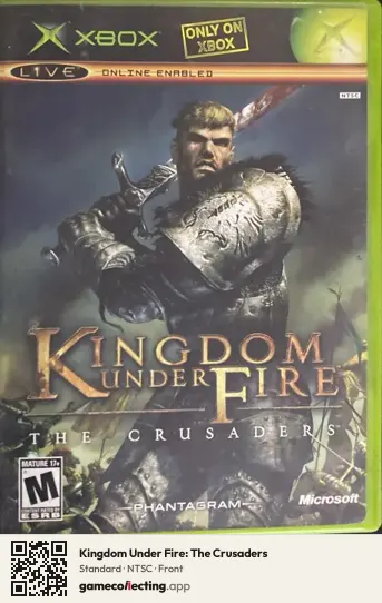 Kingdom Under Fire: The Crusaders Xbox, NTSC box front