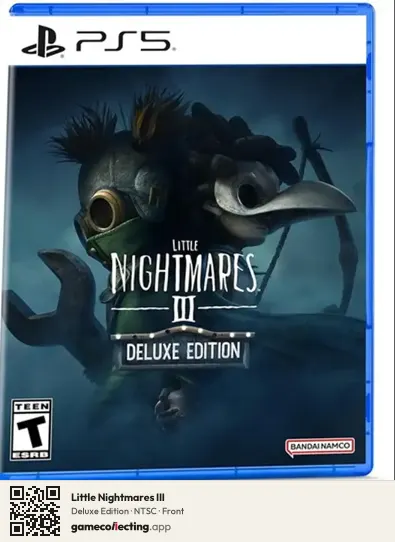 Little Nightmares III PlayStation 5, NTSC box front