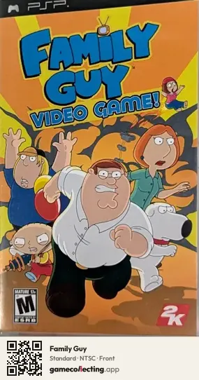 Family Guy PlayStation Portable, NTSC box front