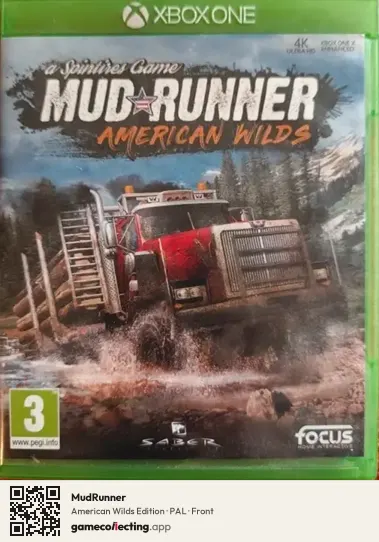 MudRunner Xbox One, PAL box front