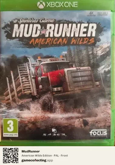 MudRunner Xbox One, PAL box front