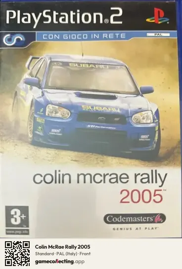 Colin McRae Rally 2005 PlayStation 2, Italy box front
