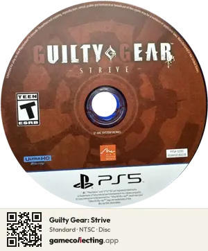Guilty Gear: Strive PlayStation 5, NTSC disc