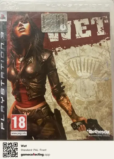 Wet PlayStation 3, PAL box front