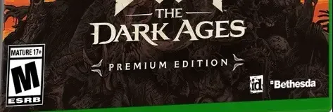 Doom: The Dark Ages, the ESRB box on its front