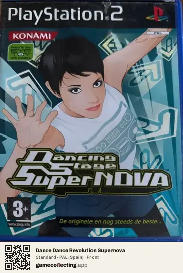 Dance Dance Revolution Supernova PlayStation 2, Spain box front