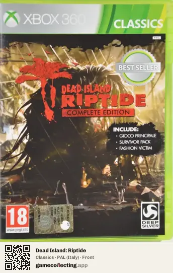 Dead Island: Riptide Xbox 360, Italy box front