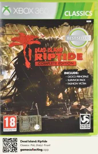 Dead Island: Riptide Xbox 360, Italy box front