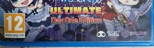 Phantom Breaker: Battle Grounds Ultimate, the PEGI square on its front