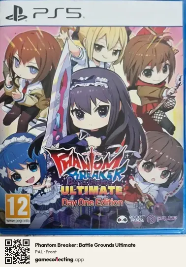 Phantom Breaker: Battle Grounds Ultimate PlayStation 5, PAL box front