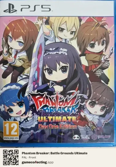 Phantom Breaker: Battle Grounds Ultimate PlayStation 5, PAL box front