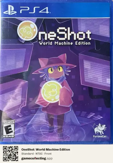 OneShot: World Machine Edition PlayStation 4, NTSC box front