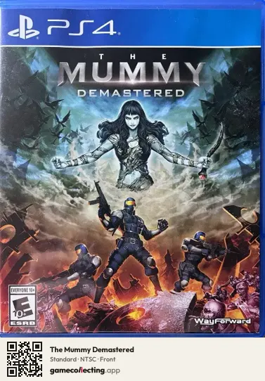 The Mummy Demastered PlayStation 4, NTSC box front