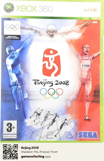 Beijing 2008 Xbox 360, France box front