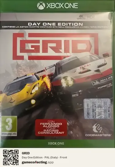 GRID Xbox One, Italy box front