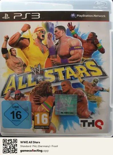 WWE All Stars PlayStation 3, Germany box front