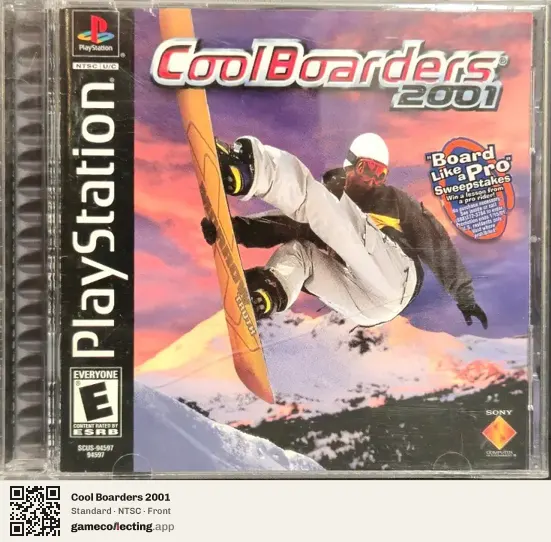 Cool Boarders 2001 PlayStation, NTSC box front