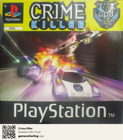 Crime Killer PlayStation, PAL box front
