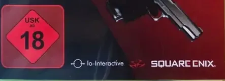 Hitman: Absolution, the USK square on its front