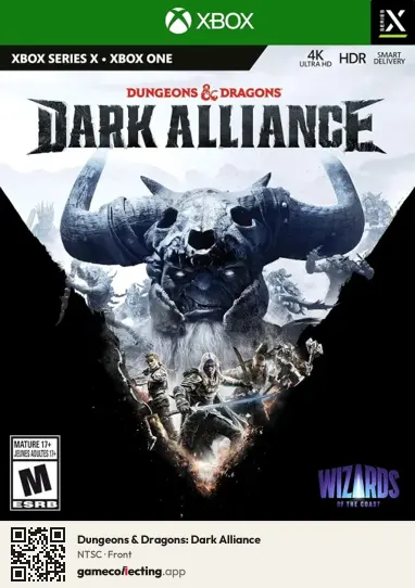 Dungeons & Dragons: Dark Alliance Xbox Series X, NTSC box front