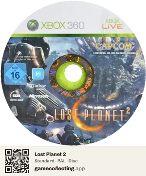 Lost Planet 2 Xbox 360, PAL disc