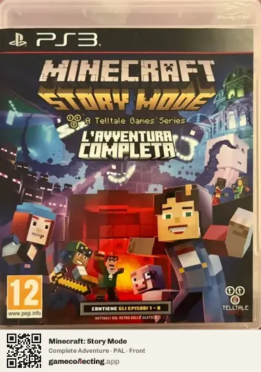 Minecraft: Story Mode PlayStation 3, PAL box front