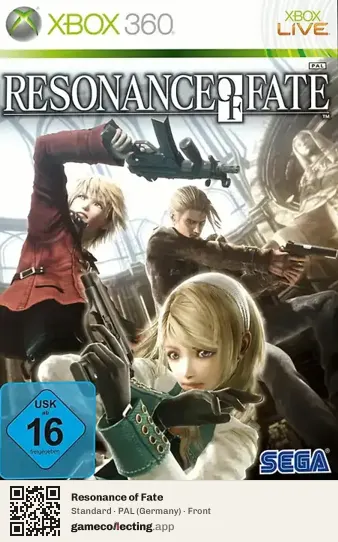 Resonance of Fate Xbox 360, Germany box front