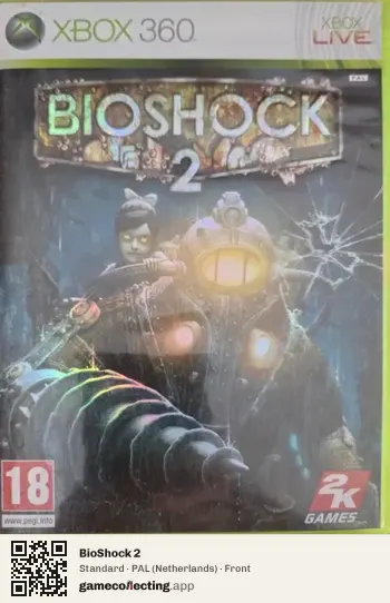 BioShock 2 Xbox 360, Netherlands box front