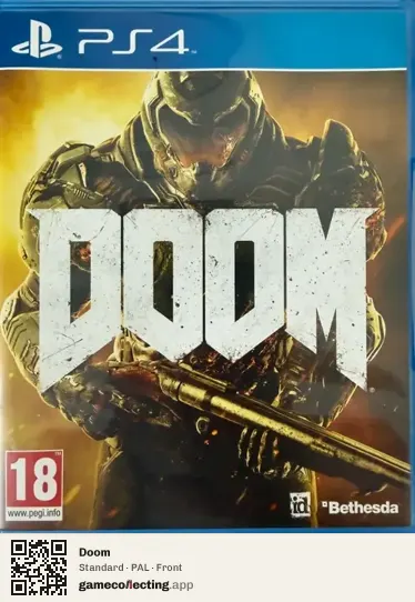 Doom PlayStation 4, PAL box front