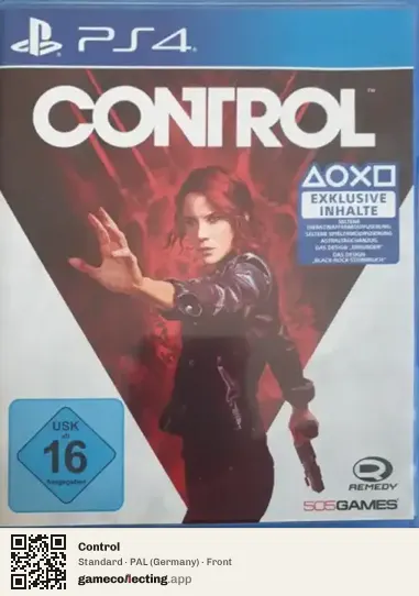Control PlayStation 4, Germany box front