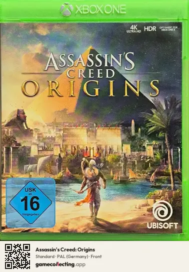 Assassin's Creed: Origins Xbox One, Germany box front