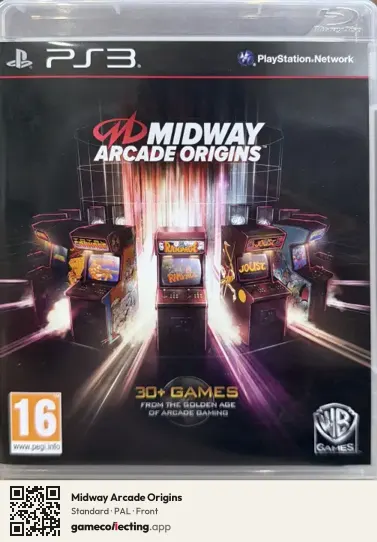 Midway Arcade Origins PlayStation 3, PAL box front