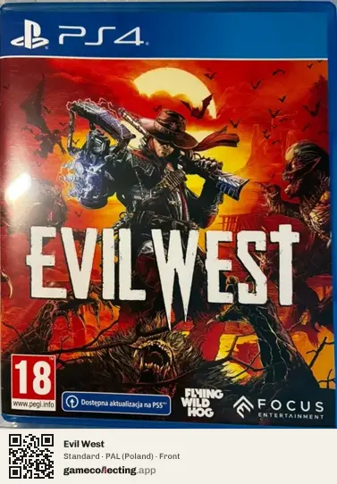 Evil West PlayStation 4, Poland box front