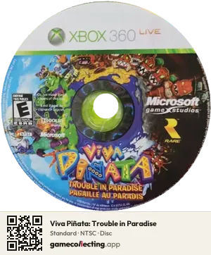 Viva Piñata: Trouble in Paradise Xbox 360, NTSC disc