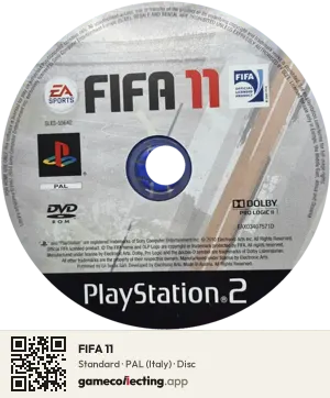 FIFA 11 PlayStation 2, PAL disc