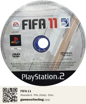 FIFA 11 PlayStation 2, PAL disc