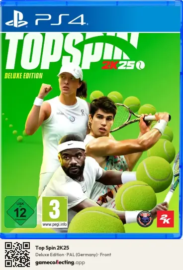 Top Spin 2K25 PlayStation 4, Germany box front