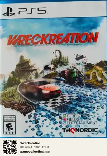Wreckreation PlayStation 5, NTSC box front