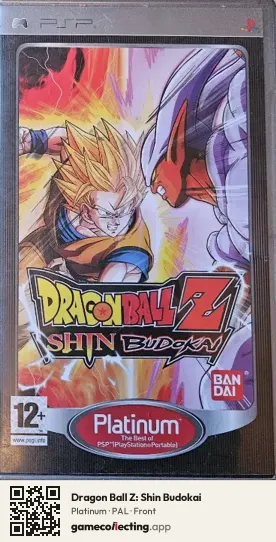Dragon Ball Z: Shin Budokai PlayStation Portable, PAL box front