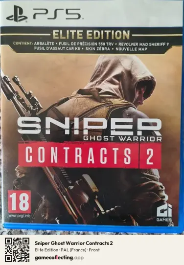 Sniper Ghost Warrior Contracts 2 PlayStation 5, France box front