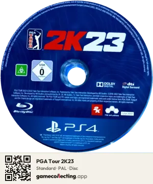PGA Tour 2K23 PlayStation 4, PAL disc