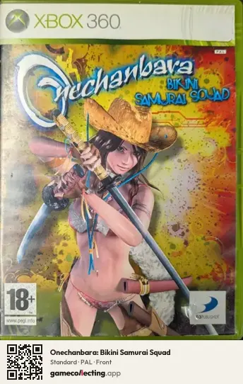 Onechanbara: Bikini Samurai Squad Xbox 360, PAL box front