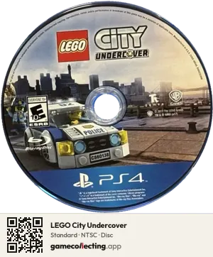 LEGO City Undercover PlayStation 4, NTSC disc
