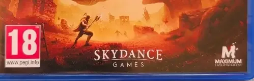 Skydance's Behemoth, the PEGI square on its front