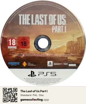 The Last of Us Part I PlayStation 5, PAL disc