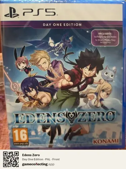 Edens Zero PlayStation 5, PAL box front