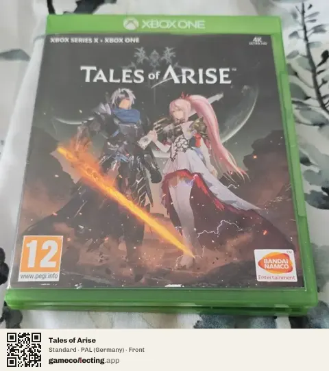 Tales of Arise Xbox Series X, Germany box front