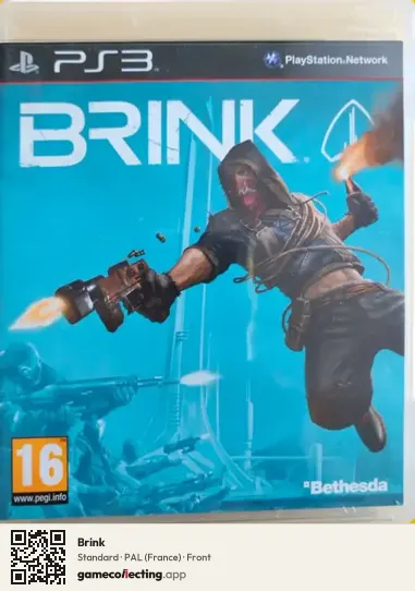 Brink PlayStation 3, France box front