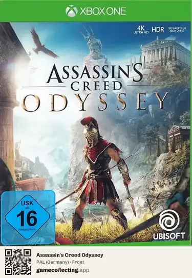 Assassin's Creed Odyssey Xbox One, Germany box front